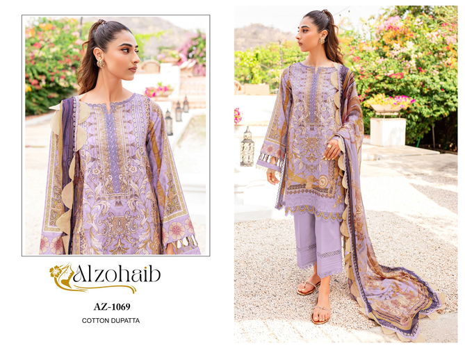 Queens Court Vol 3 By Alzohaib Cotton Pakistani Suits Wholesale Shop In Surat
